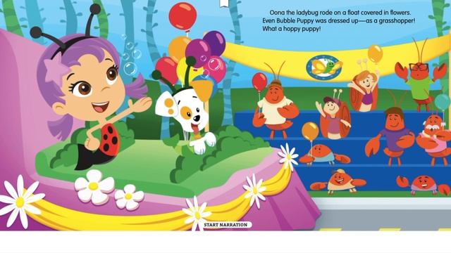 Bubble Guppies Bug Parade! Book | Kids Picture Books | Books For Kids Read Aloud смотреть онлайн