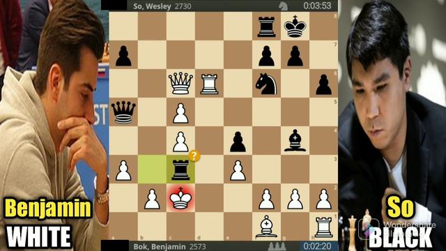 Bok Benjamin VS Wesley So | Chess.com Rapid Championship 2022 | Round 5 Swiss (Week 20) смотреть онлайн