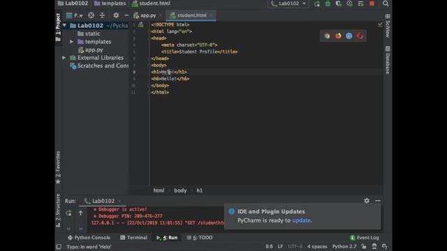 Tutorial for beginners to program python with Flask - Web Programming First Lesson Part 2 смотреть онлайн