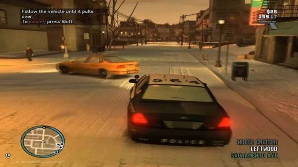 GTA IV Police Pursuit (Day 1) / GTA IV Полицейский преследования (День 1)