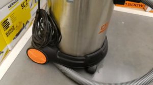 Безмешковый строительный пылесос DEXTER 35L