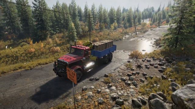 Snow Runner | Road Block | International HX540 смотреть онлайн