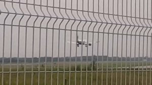 Посадка самолëта Airbus A-319 а/к Аврора в Хабаровске
