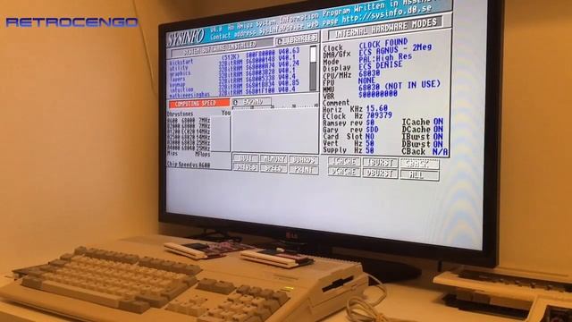 AMIGA 1200 Accelerator Cards In AMIGA 500 Test & Review