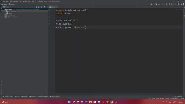 Typing SPEED prank with 10 lines of Python | Automate typing with Python | Do with Python series смотреть онлайн