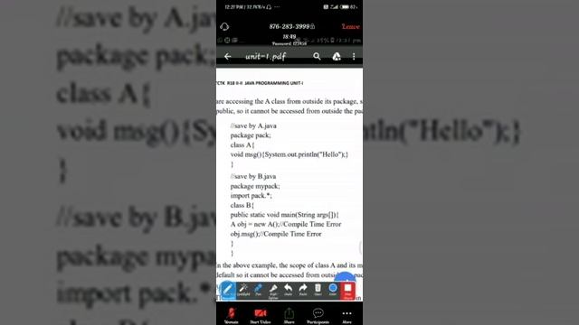 Default access specifiers in java смотреть онлайн