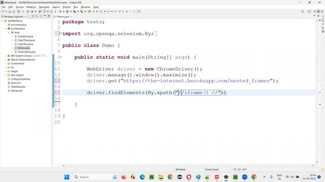 How to get the number of frames on a page (Selenium Interview Question #320) смотреть онлайн