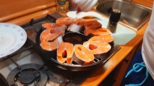 Готовим рыбку на Гриль-газе ?