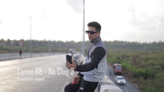 CANON R8 - No Clog 3 vs Clog 3 Video comparison (4K 60fps no crop) Huge Difference!? смотреть онлайн