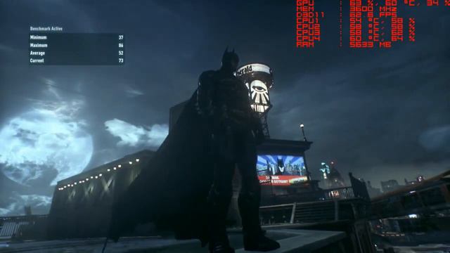 Batman: Arkham Knight Benchmark || i5 4690 + GTX 960 || (Nvidia Gameworks Off)[768p] смотреть онлайн