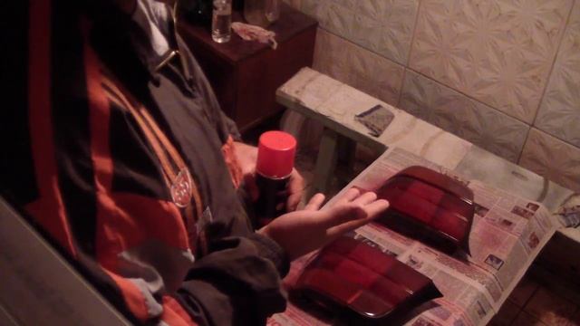 Тонирование фар лаком своими руками.Опять НЕУДАЧА! смотреть онлайн