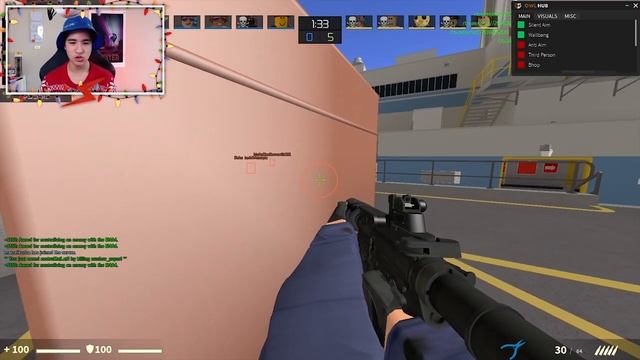 ROBLOX Counter Blox Kill ALL GUI Script (OWLHUB PASTEBIN) смотреть онлайн