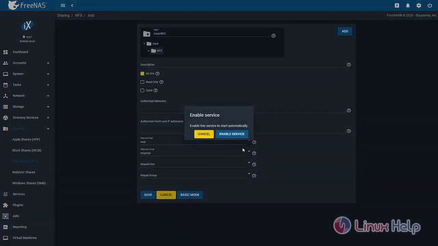 How To Configure NFS Server In FreeNas
