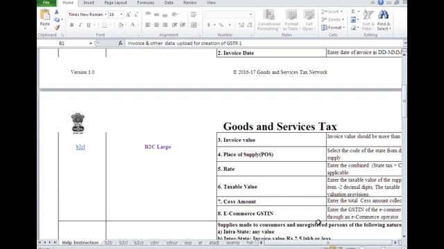 HOW TO DOWNLOAD OFFLINE EXCEL SHEET FOR GSTR1 FROM GST PORTAL IN ENGLISH BY GSTGUIDE смотреть онлайн