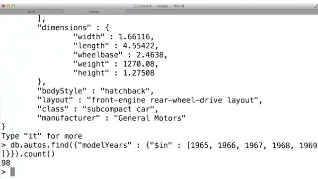 all Operator - Data Wranging with MongoDB смотреть онлайн