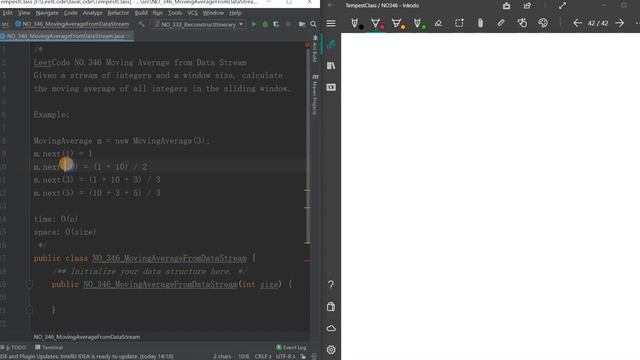 LeetCode 346 Moving Average from Data Stream (Java) (1-600三种语言完整视频讲解加微信flageek996网址flageek996.com） смотреть онлайн