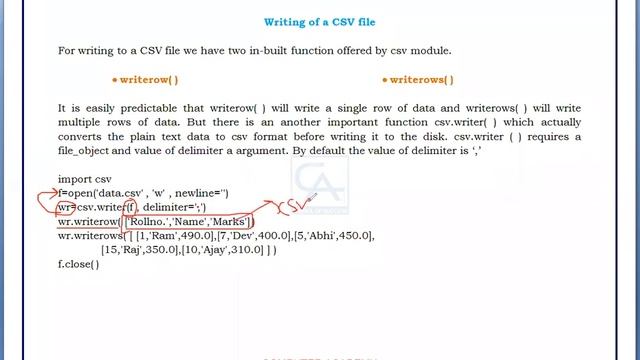 PYTHON CSV FILES PART 1 смотреть онлайн