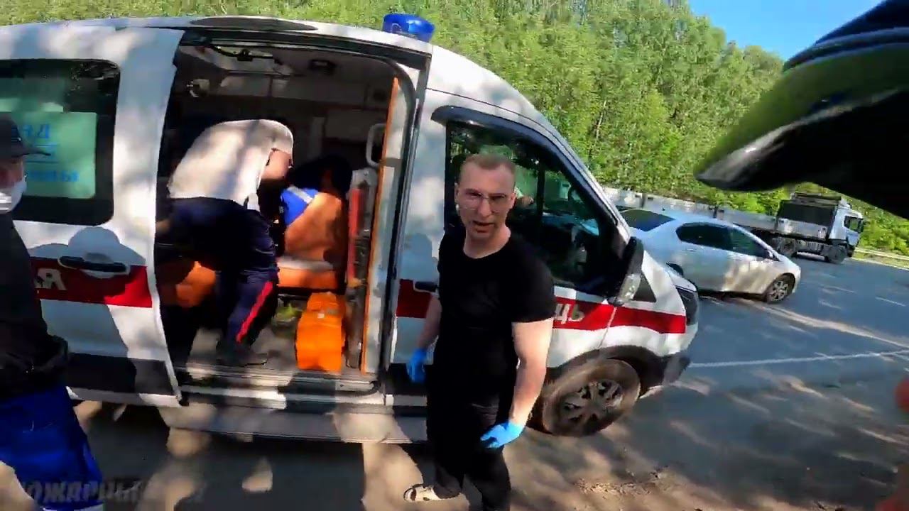 #ГлазамиМЧС: Пожар Автомобиля BMW Уступи дорогу ДТП смотреть онлайн