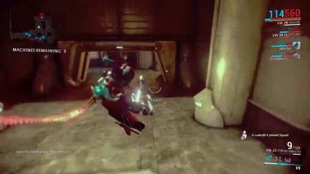 Warframe, Red Veil Sabotage Syndicate Mission Gameplay (Valkyre) смотреть онлайн