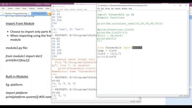 Python Programming - 13 - Modules - User-defined Modules| Python Programming in Tamil смотреть онлайн