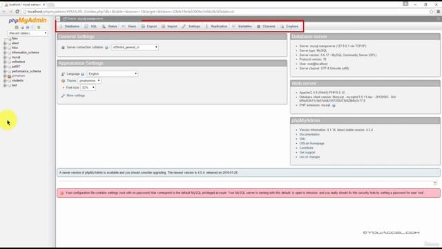 PhpMyAdmin Interface Overview | MySQL Databases | Episode 3 смотреть онлайн
