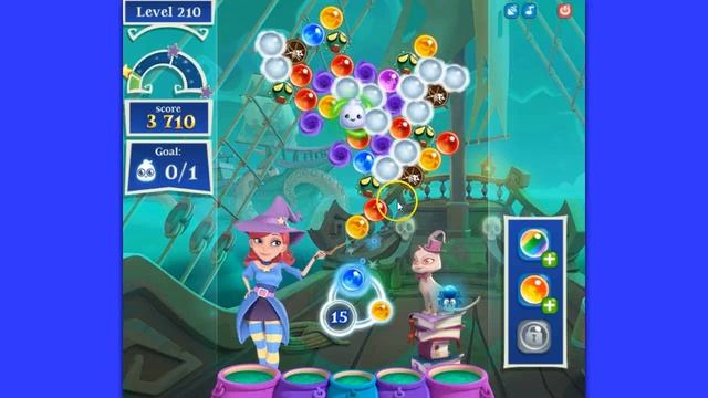 Bubble Witch 2 Saga level 210 смотреть онлайн