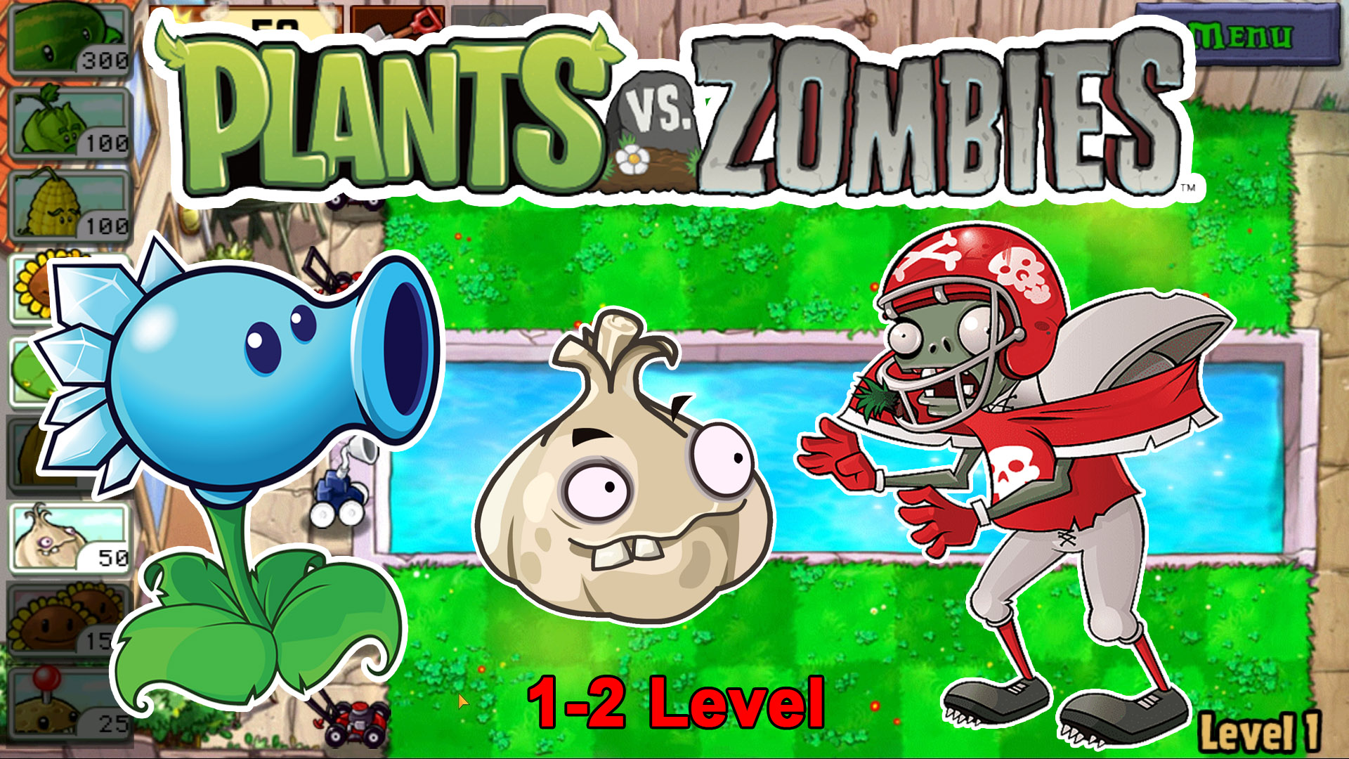 Растения против Зомби| Plants vs Zombies Let's Play #8 смотреть онлайн