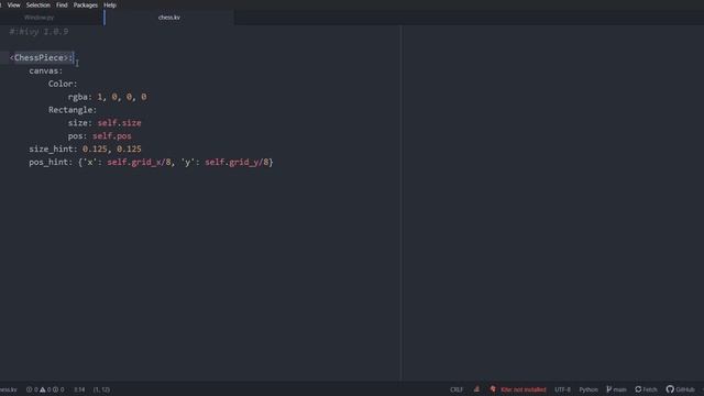 Jeu d'échecs en Python (avec Kivy) - Partie 1 : Widgets смотреть онлайн