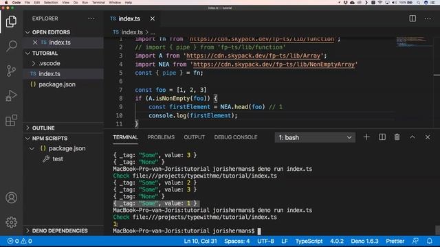 Functional programming typescript with arrays, semigroups and monoids смотреть онлайн