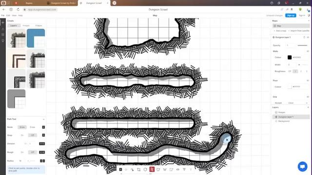 Dungeon Scrawl редактор карт смотреть онлайн