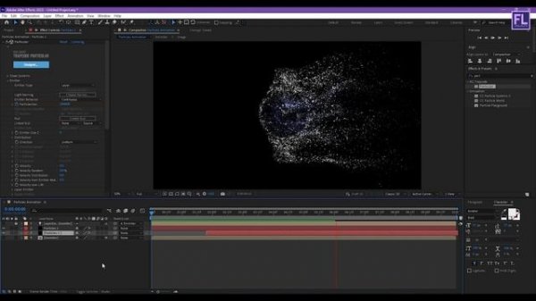 After Effects Tutorial: Trendy Particles Effect | Simple Way - Trapcode Particular Tutorial