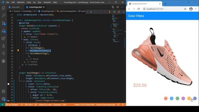 Color Filtered Widget - Apply multiple colors over images in Flutter | Image Color Filters | Flutte смотреть онлайн