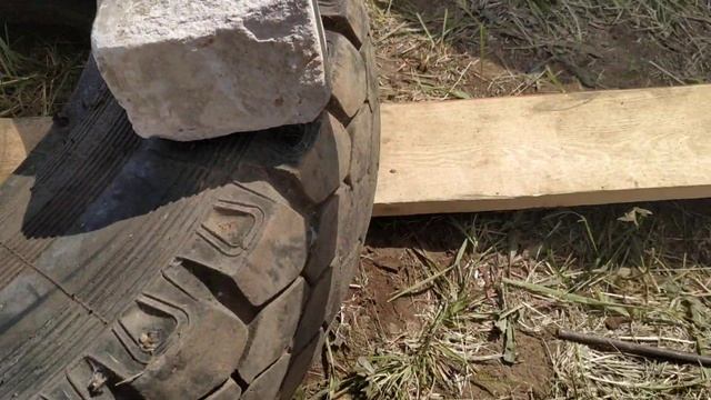 Каналья из колёс.Самый четкий вариант.Строим дом за 30 дней , день 10-й,часть5. смотреть онлайн