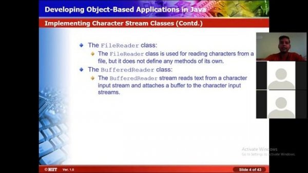 STREAM READER CLASS IN JAVA