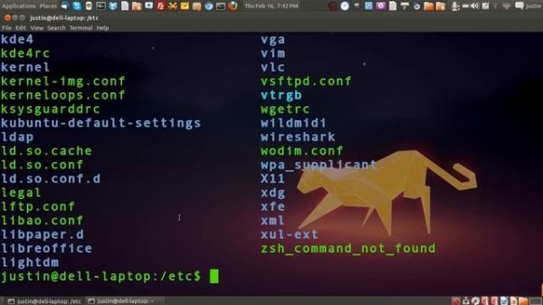 the etc directory in linux - "/etc/" - the linux file system