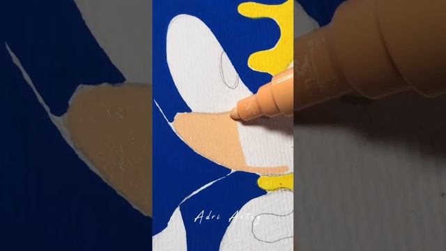 Drawing Sonic and Super Sonic Fusion Effect with Posca Markers! смотреть онлайн