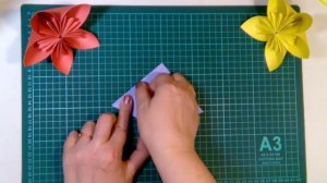 Оригами  Кусудама. "Цветок"