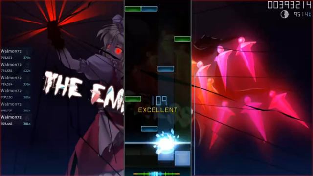 !Osu Mania 4K The Empress 95% Hard 2.88 Star 804k!!! смотреть онлайн