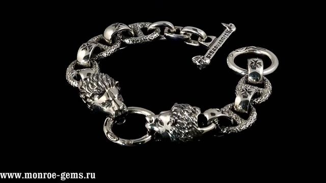 Серебряный браслет Лев смотреть онлайн