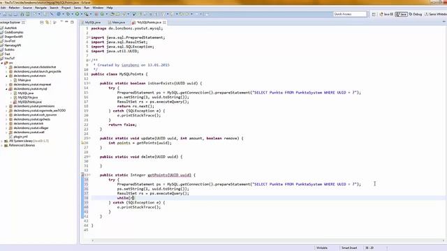 • MySQL-Punktesystem (Befehle) • | MySQL - #087 - Bukkit Plugin programmieren смотреть онлайн
