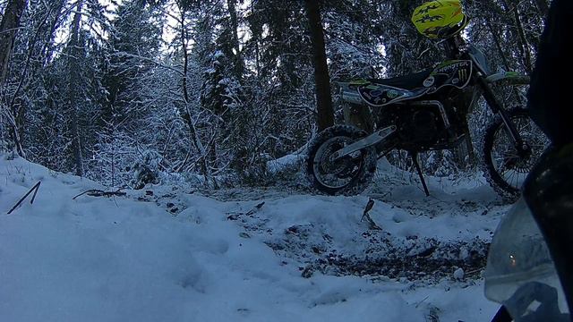 первая покатушка на пите в лес