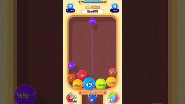 Reached 8O Ball in 2048 Balls 3D Gameplay смотреть онлайн