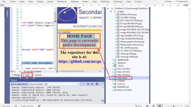 GitHub Website Template 03 - Visual Studio setup and editing смотреть онлайн