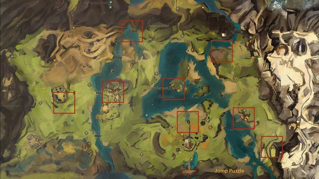 Guild Wars 2: Gendarran Fields Interactive Vista Map / Guide смотреть онлайн
