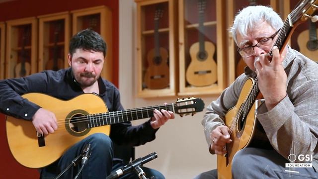 "Seven Boats" performed by Fareed Haque and Goran Ivanovic on Teodoro Perez guitars смотреть онлайн