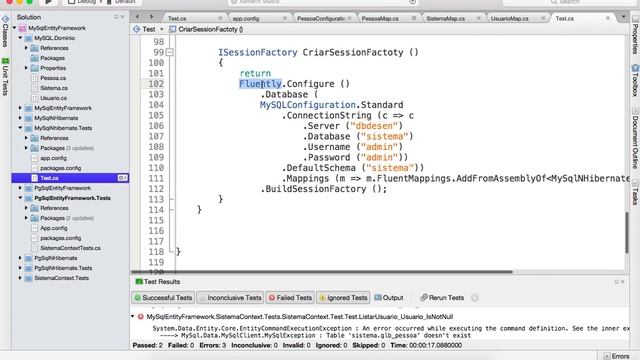 Entity Framework VS FluentNhibernate MySQL PostgreSQL смотреть онлайн