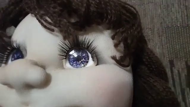 Глаза куклы с переливающимся эффектом . смотреть онлайн