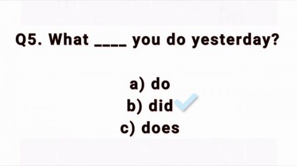 Past Simple Quiz - Test your English Knowledge