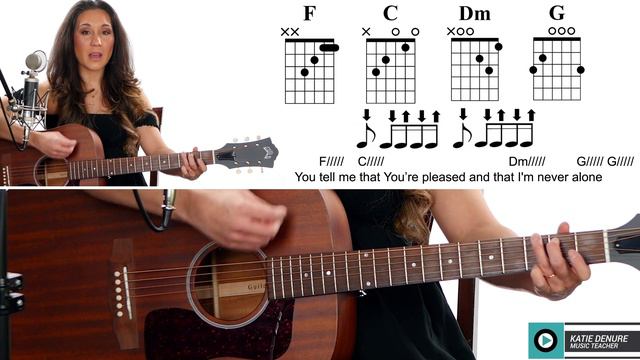 Good Good Father EASY Guitar Tutorial смотреть онлайн