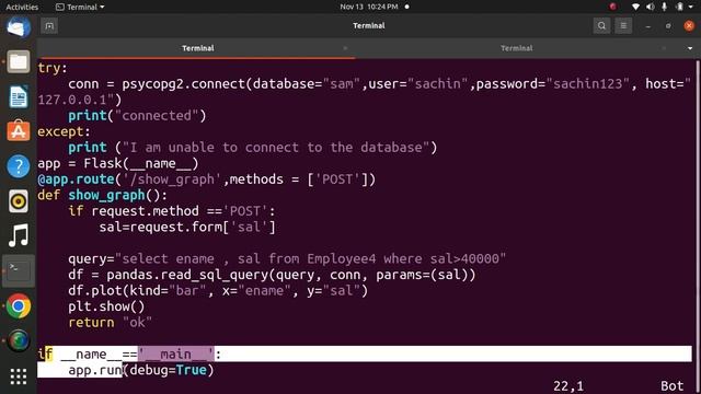 Python Flask Pandas database tutorial смотреть онлайн